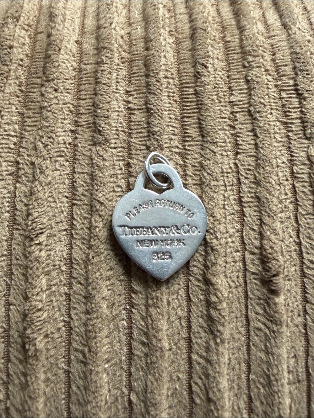 Tiffany & Co. Sterling Silver Heart Tag Pendant - Picture 2 of 4